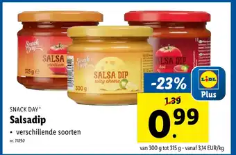Lidl Snack Day Salsadip aanbieding