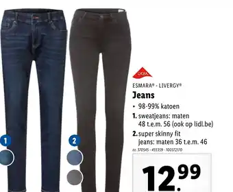 Lidl Jeans aanbieding