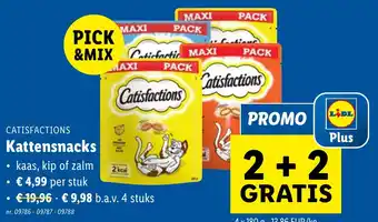 Lidl Catisfactions Kattensnacks aanbieding