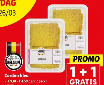 Lidl Cordon bleu aanbieding