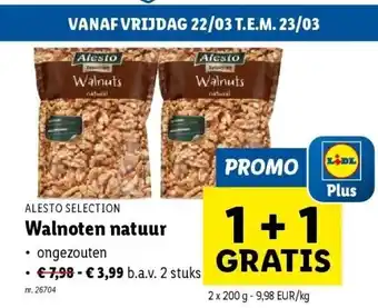 Lidl Walnoten natuur aanbieding
