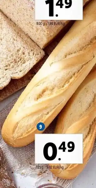 Lidl Half wit stokbrood aanbieding