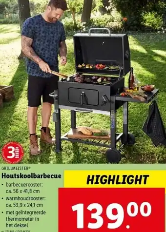 Lidl Houtskoolbarbecue aanbieding
