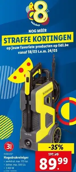 Lidl Hogedrukreiniger aanbieding