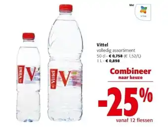 Colruyt Vittel volledig assortiment aanbieding
