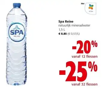 Colruyt Spa Reine natuurlijk mineraalwater 1,5 L aanbieding