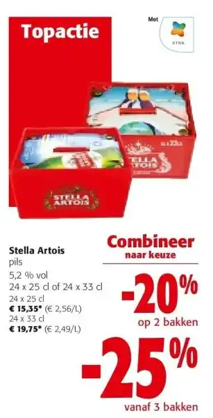 Colruyt Stella Artois pils aanbieding