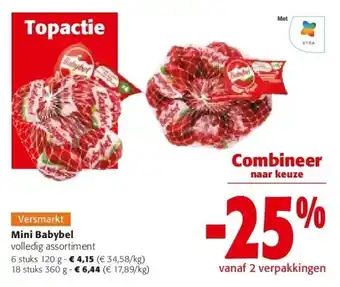 Colruyt Mini Babybel aanbieding