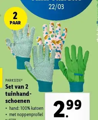 Set van 2 tuinhandschoenen