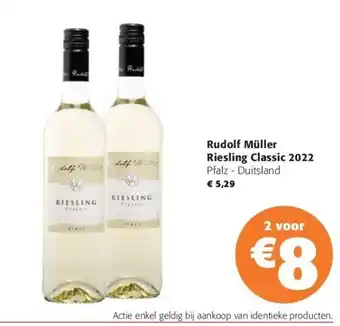 Colruyt Rudolf Müller Riesling Classic 2022 aanbieding