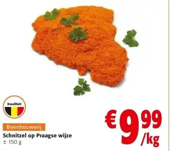 Colruyt Schnitzel op Praagse wijze aanbieding