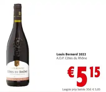 Colruyt Louis Bernard 2022 aanbieding