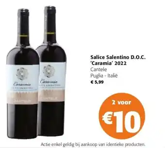 Salice Salentino D.O.C. 'Caramia' 2022