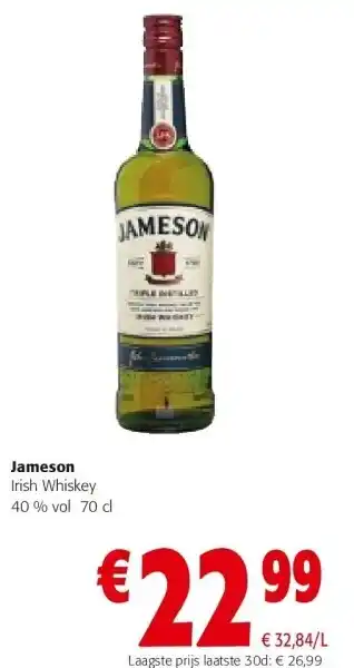 Jameson Irish Whiskey 40 % vol 70 cl