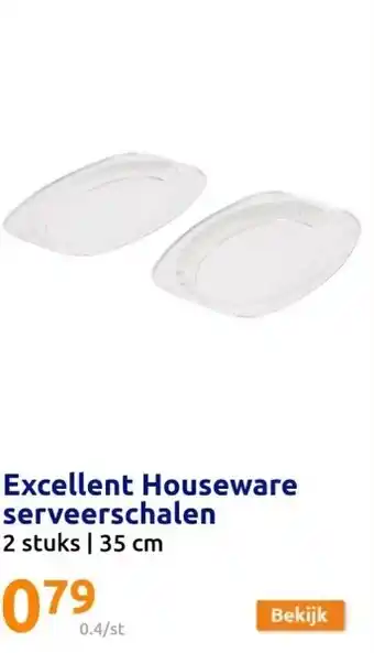 Action Excellent Houseware serveerschalen aanbieding