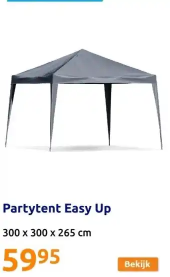 Action Partytent Easy Up aanbieding