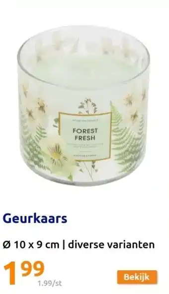Action Geurkaars aanbieding