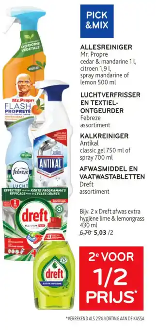 Dreft afwas extra hygiëne lime & lemongrass 430 ml