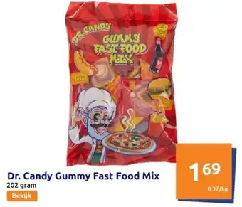 Action Dr. Candy Gummy Fast Food Mix aanbieding