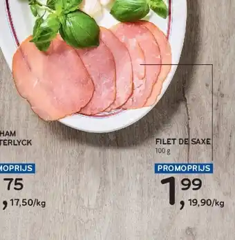 Alvo FILET DE SAXE 100 g aanbieding