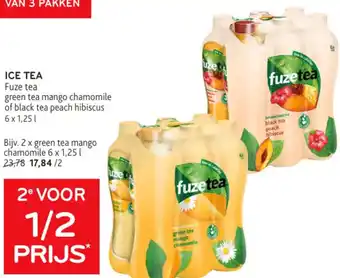Alvo ICE TEA Fuze tea green tea mango chamomile aanbieding