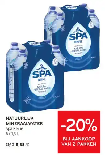 Alvo NATUURLIJK MINERAALWATER Spa Reine aanbieding