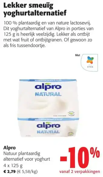 Colruyt Alpro 4 x 125g aanbieding