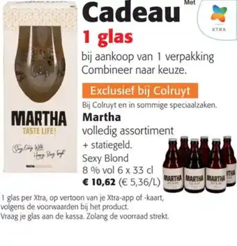 Colruyt Martha 6 x 33 cl aanbieding