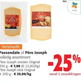 Colruyt Passendale of Père Joseph volledig assortiment aanbieding