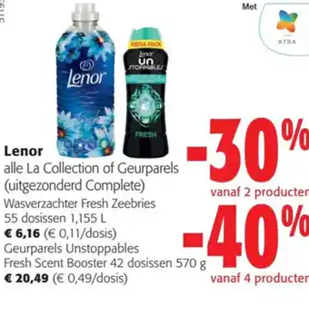 Colruyt Lenor alle La Collection of Geurparels aanbieding