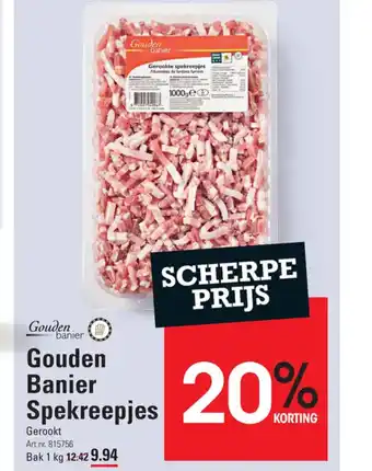 Sligro-M Gouden Banier Spekreepjes aanbieding