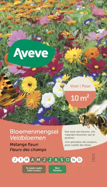 AVEVE Bloemenmengsel Cottage Garden aanbieding