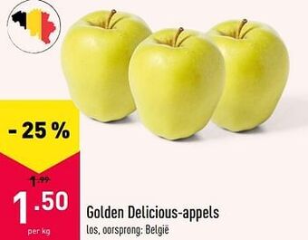 ALDI Golden Delicious-Appels aanbieding