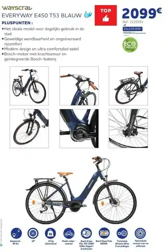 EVERYWAY E450 T53 BLAUW