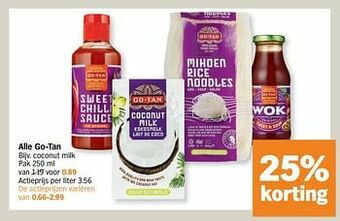 Albert Heijn Go-tan coconut milk aanbieding