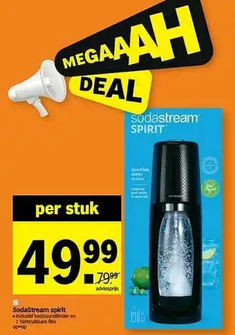 Albert Heijn Sodastream spirit aanbieding