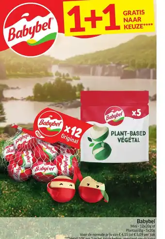 Babybel Mini - 12x20g of Plantaardig - 5x20g