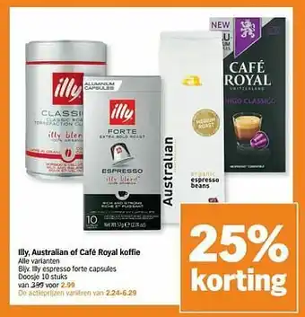 Albert Heijn Illy espresso forte capsules aanbieding
