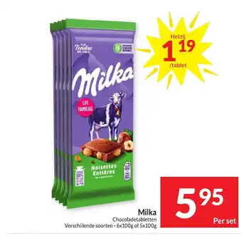 Milka Chocoladetabletten