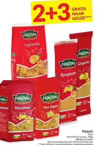 Intermarché Panzani Pasta 500 g aanbieding