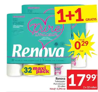 Intermarché Renova 2 x 32 rollen aanbieding