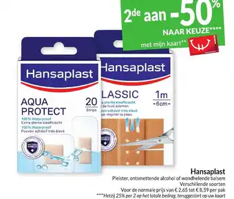 Intermarché Hansaplast aanbieding