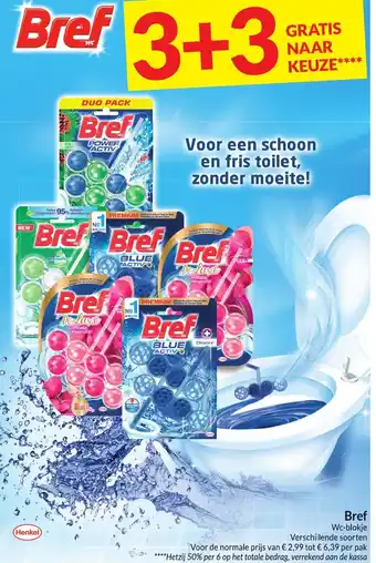 Intermarché Bref Wc-blokje aanbieding