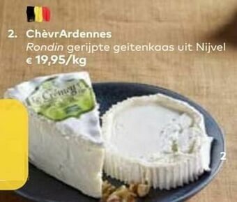 Bio Planet Chèvrardennes rondin gerijpte geitenkaas aanbieding