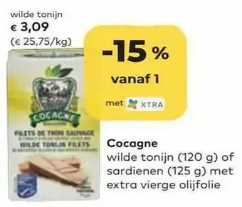 Bio Planet Cocagne wilde tonijn aanbieding