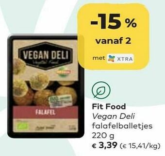 Bio Planet Fit food vegan deli falafelballetjes aanbieding