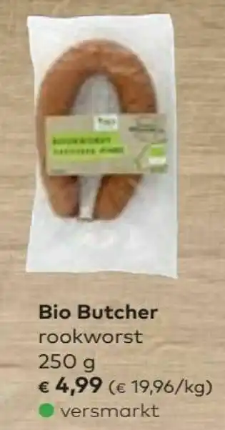 Bio Planet Bio butcher rookworst aanbieding