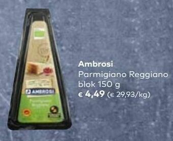 Bio Planet Ambrosi parmigiano reggiano aanbieding