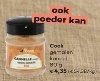 Bio Planet Cook gemalen kaneel aanbieding