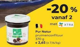Bio Planet Pur natur pruimenconfituur aanbieding